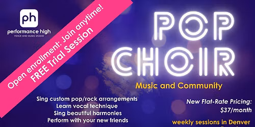 Performance High Pop Choir