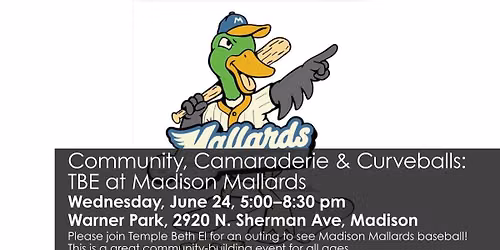 Community, Camaraderie & Curveballs: TBE at Madison Mallards