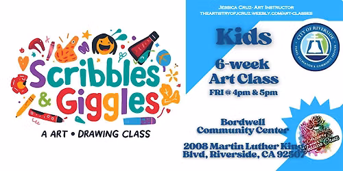 Scribbles & Giggles Drawing  6-Week Art Class \u2013 Fridays | City of Riverside