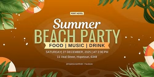 Hopetoun Beach Party