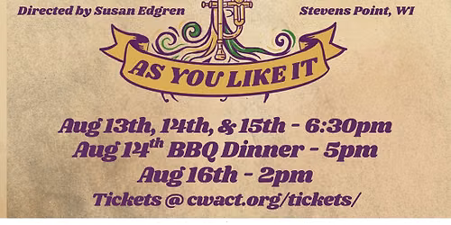As You Like It - 6th Annual Schmeeckle Shakes