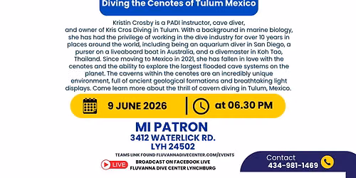 DIVE THE CENOTES OF TULUM WITH KRISTIN CROSBY