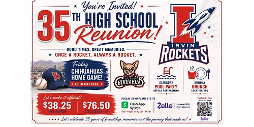 35th Irvin High School Reunion