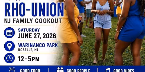 5th Annual Rho Union Family NJ Cook Out