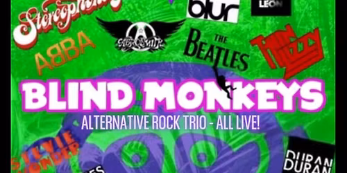 Blind Monkeys Alternative Rock Covers Trio!