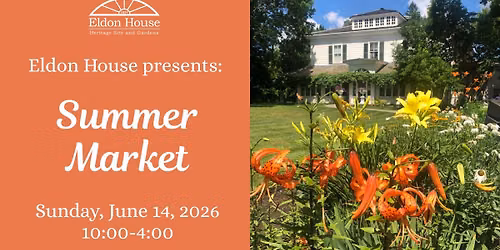 Eldon House Summer Market