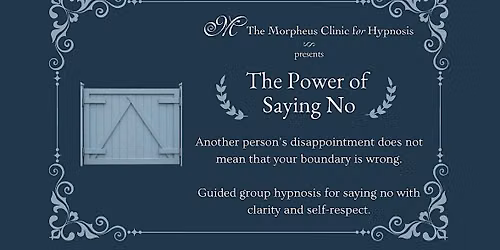 The Power of Saying No