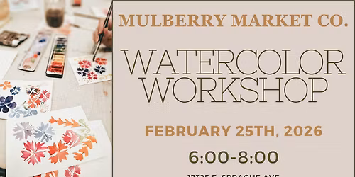 Watercolor Workshop!