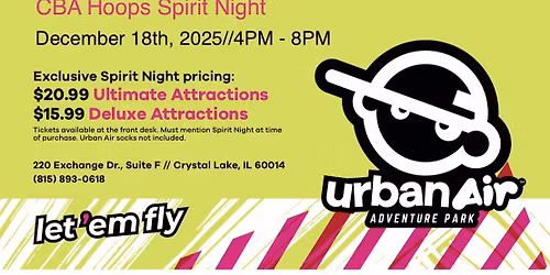 Spirit Night at Urban Air