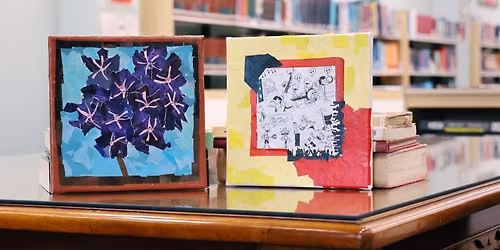 School Holidays: Collage on Canvas at Multiple Locations (Ages 8+)