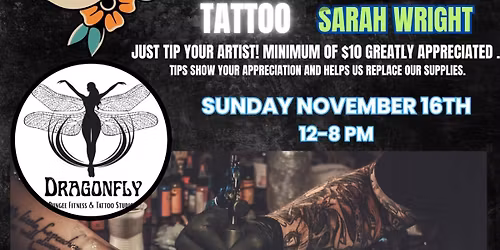 FREE TATTOOS!! Dragonfly Tattoo Studio GRAND OPENING!