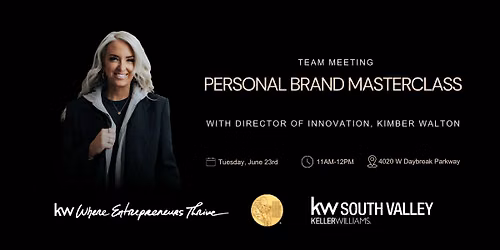 Personal Brand Masterclass