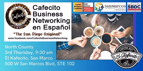 Cafecito Business Networking San Marcos en Espa\u00f1ol