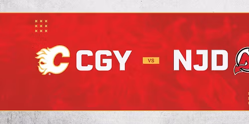Parking Calgary Flames at New Jersey Devils