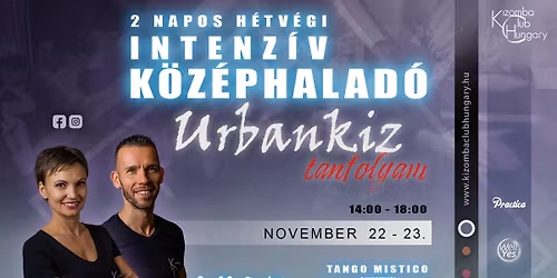 H\u00e9tv\u00e9gi intenz\u00edv k\u00f6z\u00e9phalad\u00f3 Urbankiz tanfolyam (KCH) - Eddy&Moncsi