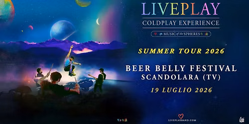 LIVEPLAY - COLDPLAY Experience @Beer Belly Festival Scandolara (TV)