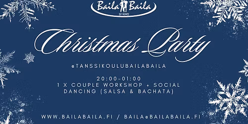 Baila Baila's Christmas party 19th of December