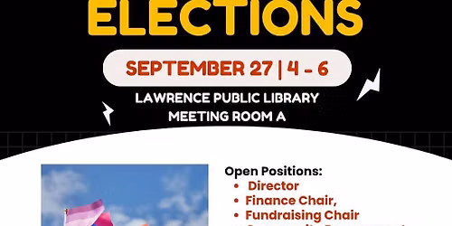 Lawrence PRIDE Board Elections!