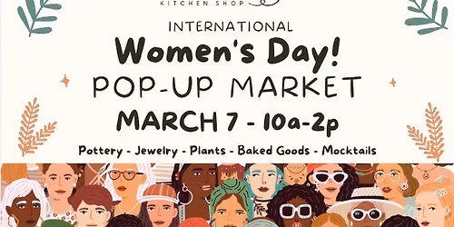 International Women's Day Pop-Up Market at Honeycomb Kitchen Shop
