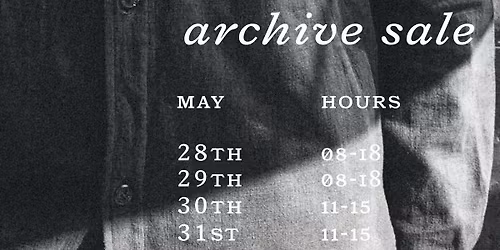 BRIXTOL TEXTILES - ARCHIVE SALE