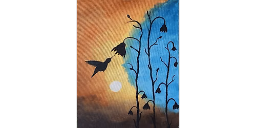 Flight of the Hummingbird - Paint and Sip in Sacramento | Classpop!\u2122