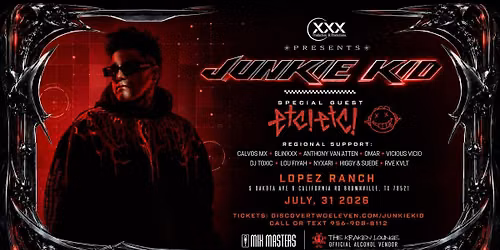 Junkie kid W\/ Special Guest: ETC! ETC!