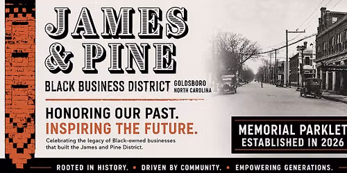 James and Pine Black Business District Memorial Parklet Ribbon Cutting