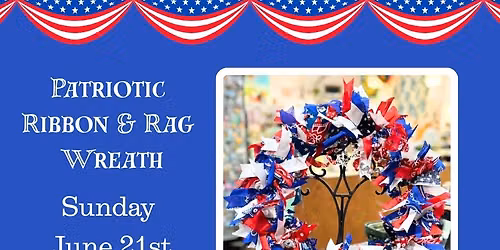 Make this  Ribbon & Rag Wreath at SVC