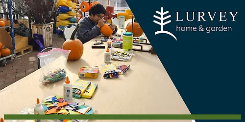 Pumpkin Decorating Bar at Lurvey Home & Garden