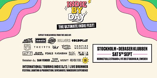 Indie By Day Is Coming To Stockholm!
