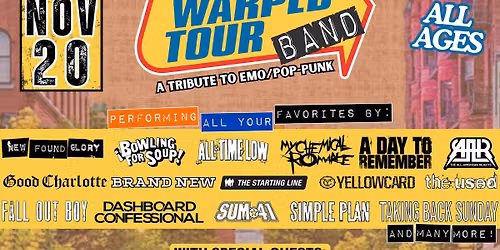 The Warped Tour Band w\/ Dookie & Fake Out Boy