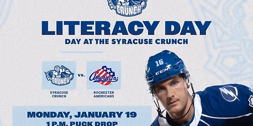 Literacy Day at the Syracuse Crunch