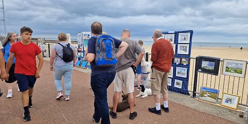 Art on the railings Gorleston.