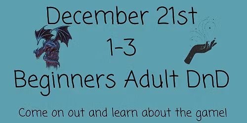 Beginners Adult DnD