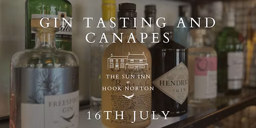 GIN TASTING & CANAPES EVENING