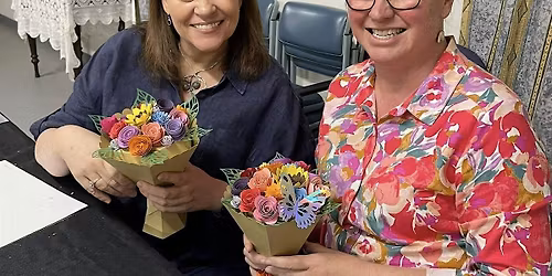 Sip, Snip & Blooms- Introduction to Paper Flowers Workshop