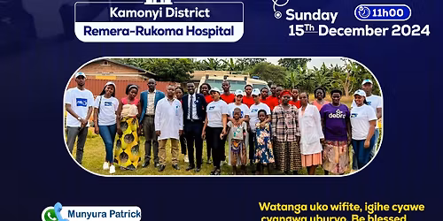 Visite aux enfants hospitalis\u00e9s \u00e0 l'h\u00f4pital de Remera-Rukoma