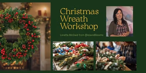 Island Blooms Christmas Wreath Workshop