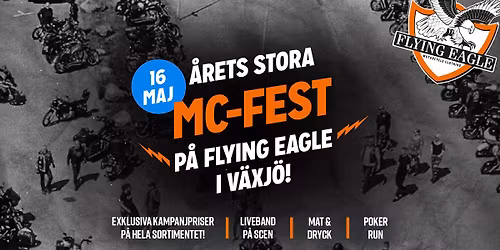 \u00c5rets stora MC-fest p\u00e5 Flying Eagle i V\u00e4xj\u00f6 \ud83e\udd85\ud83c\udf89