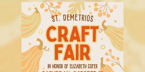 St. Demetrios - Craft fair