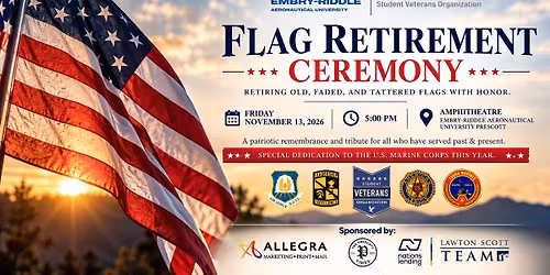 Flag Retirement Ceremony at Embry-Riddle | Honoring Those Who Served