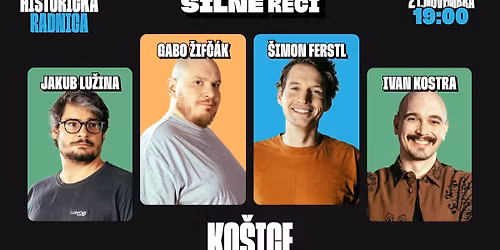 SILN\u00c9 RE\u010cI V KO\u0160ICIACH