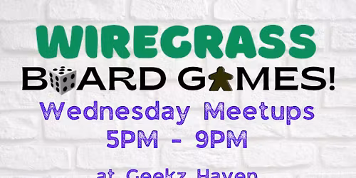 Wednesday Night Board Game Meetups