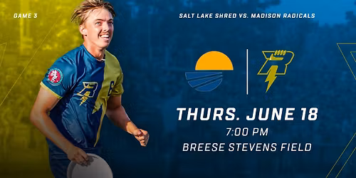 Madison Radicals vs the Salt Lake Shred 