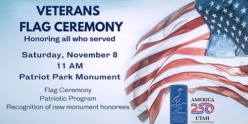 Veterans Flag Ceremony