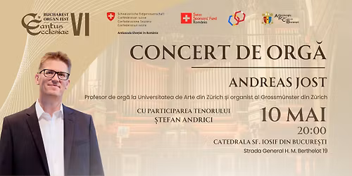 Concert de org\u0103 - Andreas Jost