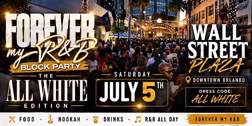 Forever My R&B Block Party All White Edition