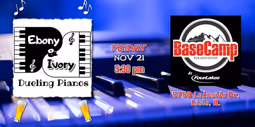 Ebony & Ivory Dueling Pianos @ BaseCamp Pub