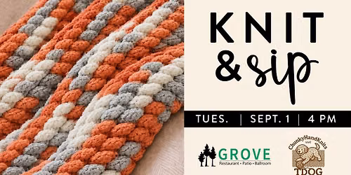 Knit & Sip: Hand Knit Blanket Workshop