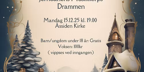 Julekonsert med \u00d8ren Skolekorps og Jernbanens Musikkorps Drammen\ud83c\udf84